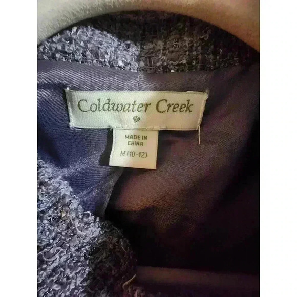 Coldwater Creek Women's Fall Winter Business tweed Boucle jacket MEDIUM - Picture 3 of 3